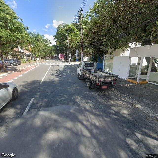 Imagem estática do "Street View" da localização