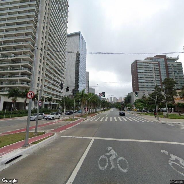 Imagem estática do "Street View" da localização