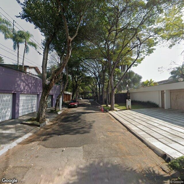 Imagem estática do "Street View" da localização