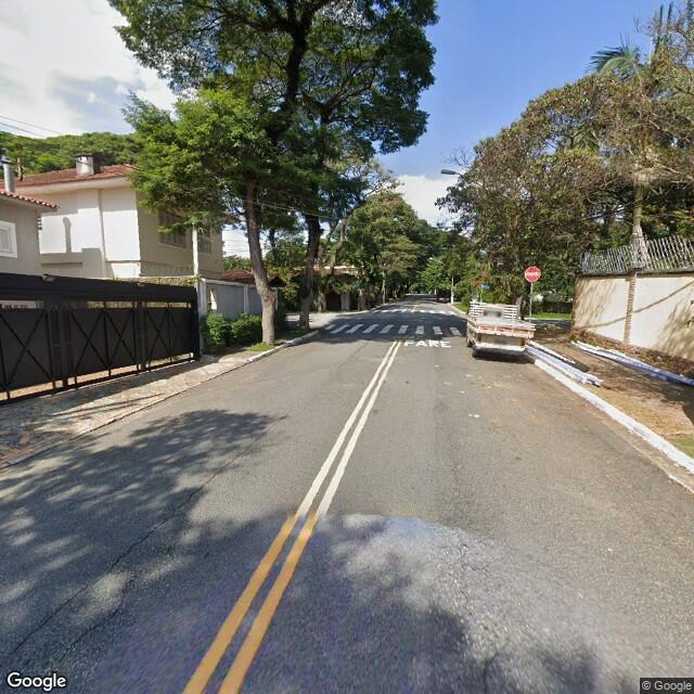 Imagem estática do "Street View" da localização