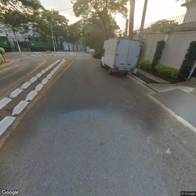 Imagem estática do "Street View" da localização