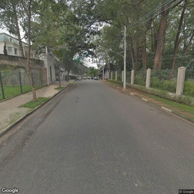 Imagem estática do "Street View" da localização