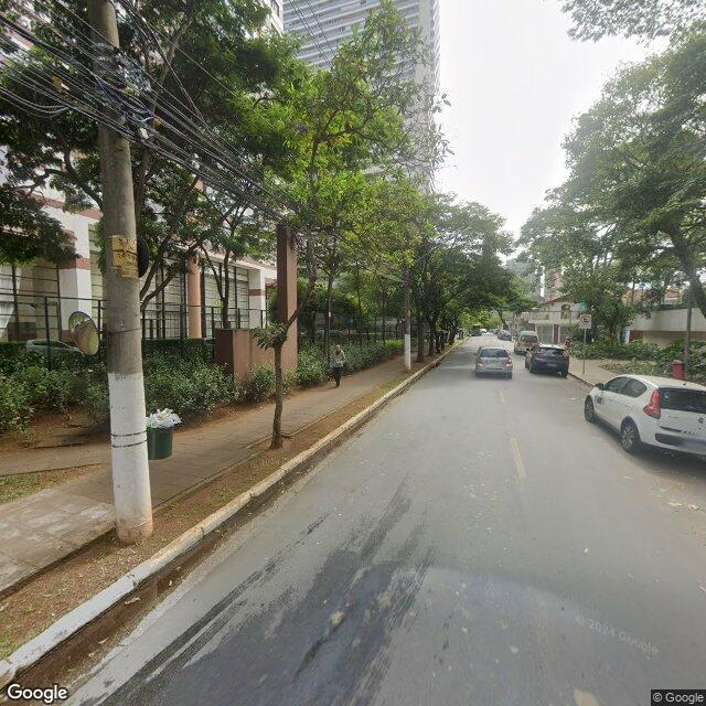 Imagem estática do "Street View" da localização