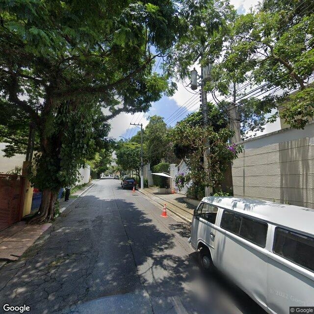 Imagem estática do "Street View" da localização