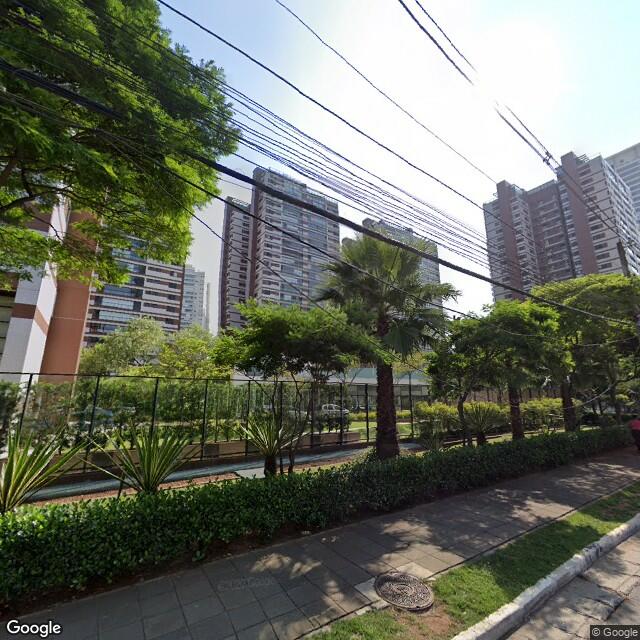 Imagem estática do "Street View" da localização