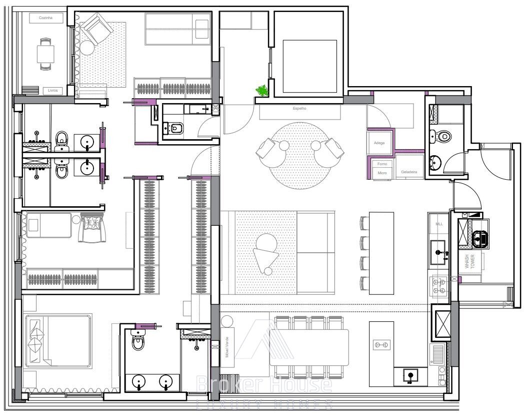 Apartamento à venda com 3 quartos, 153m² - Foto 29