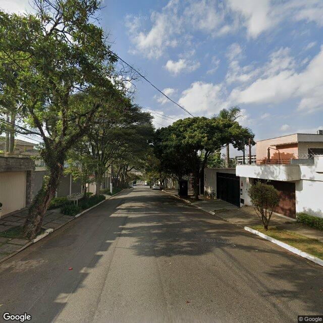 Imagem estática do "Street View" da localização