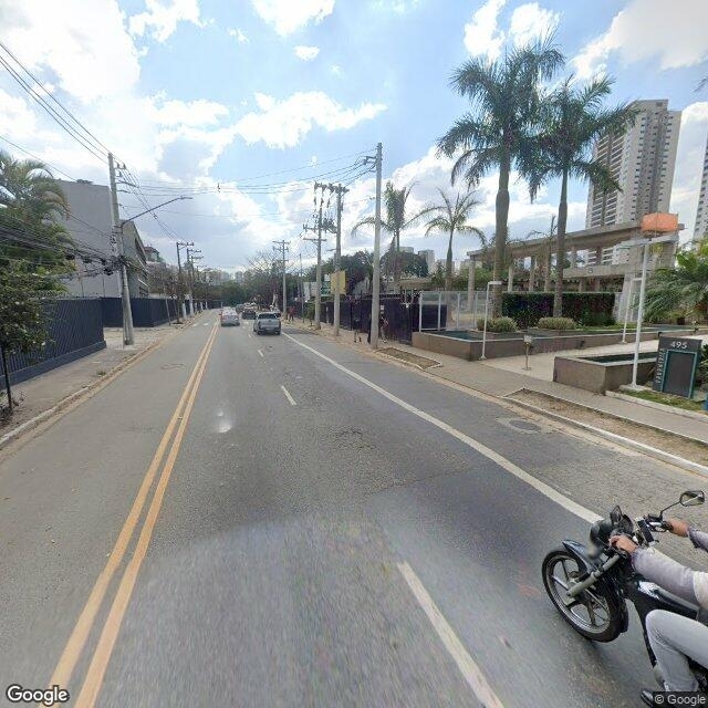 Imagem estática do "Street View" da localização