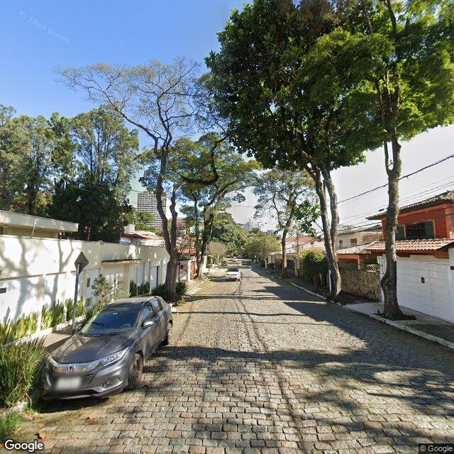 Imagem estática do "Street View" da localização