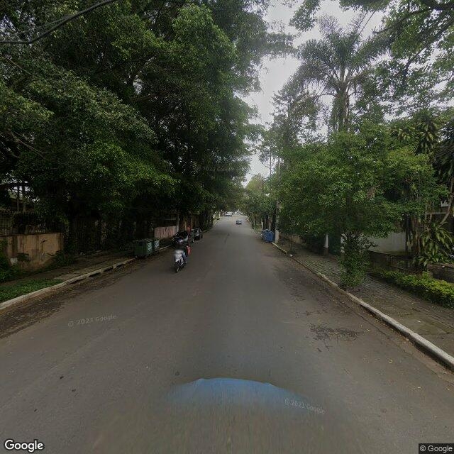 Imagem estática do "Street View" da localização