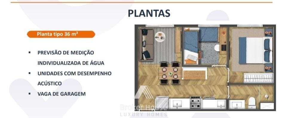 Apartamento à venda com 2 quartos, 37m² - Foto 14