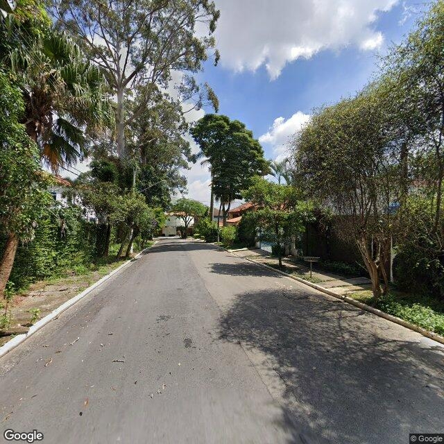 Imagem estática do "Street View" da localização