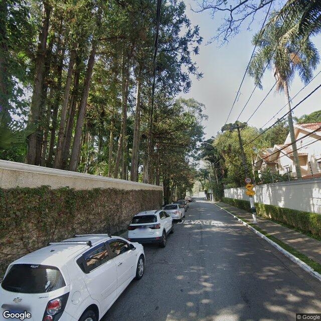 Imagem estática do "Street View" da localização