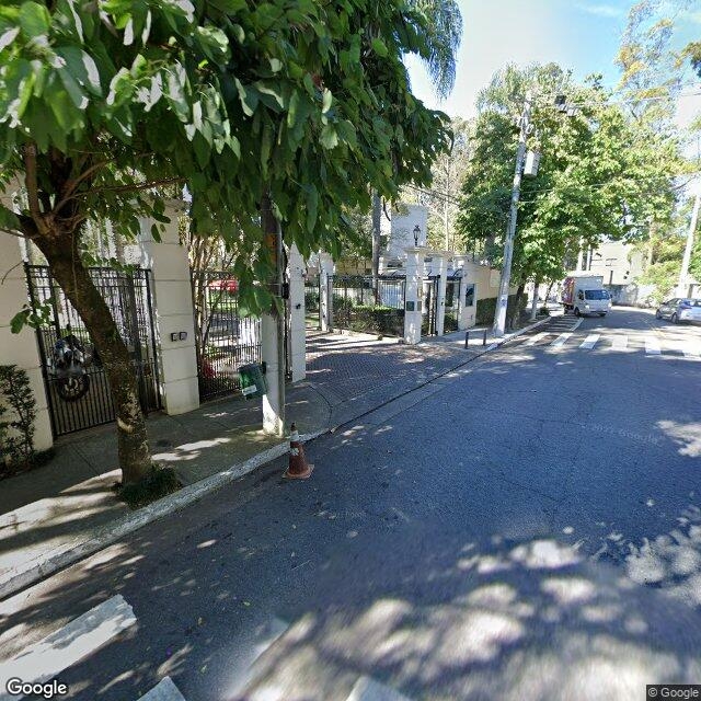 Imagem estática do "Street View" da localização