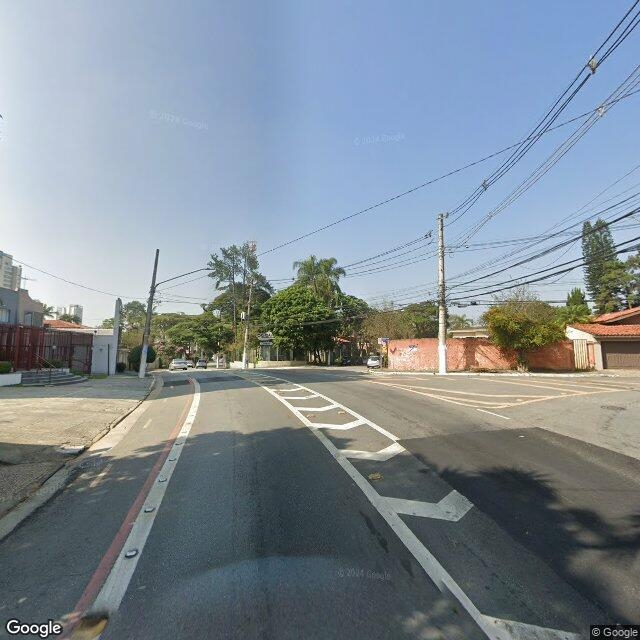 Imagem estática do "Street View" da localização