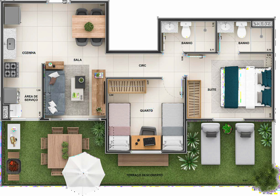 Apartamento à venda com 2 quartos, 47m² - Foto 18