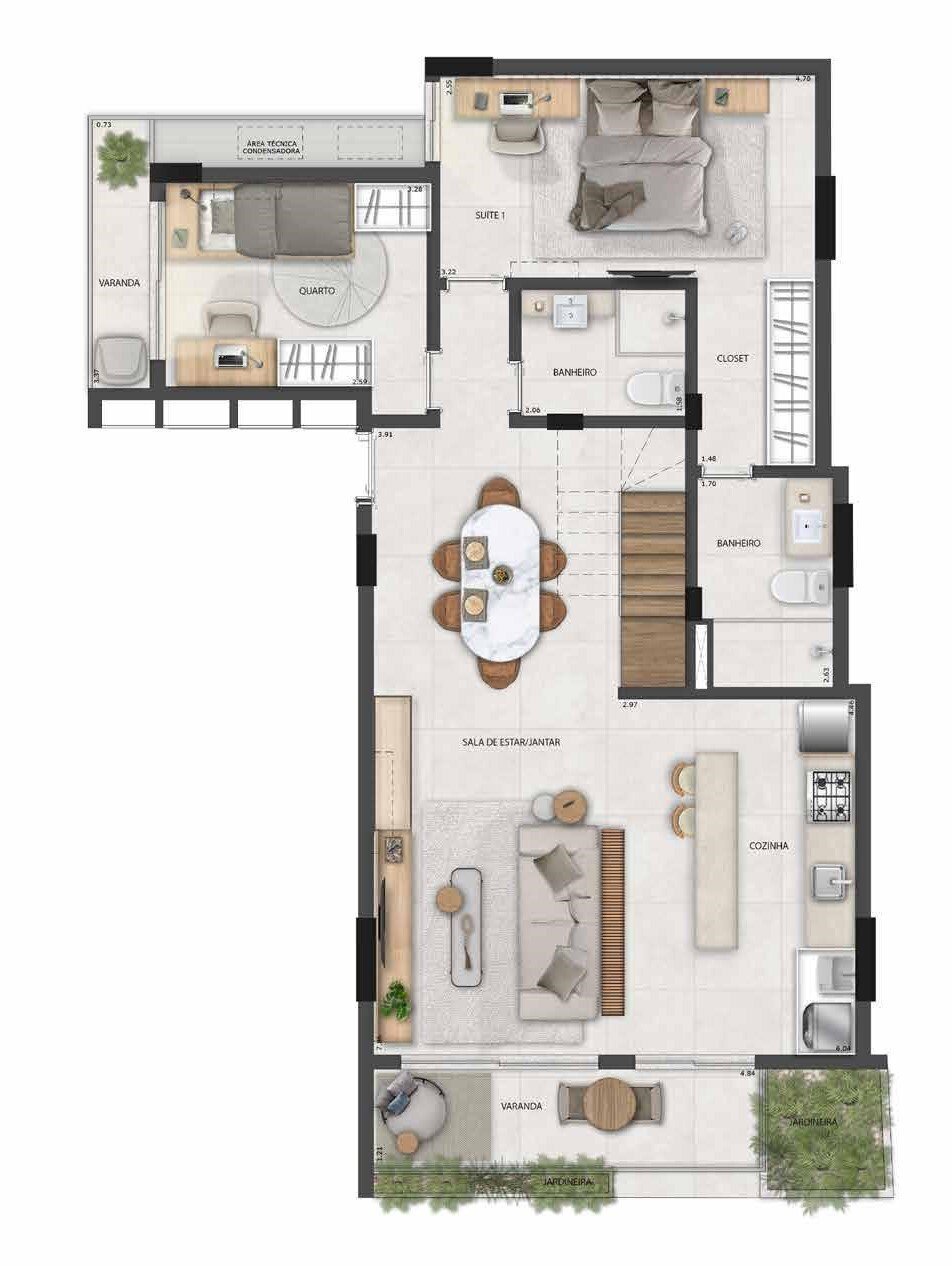 Apartamento à venda com 3 quartos, 99m² - Foto 51