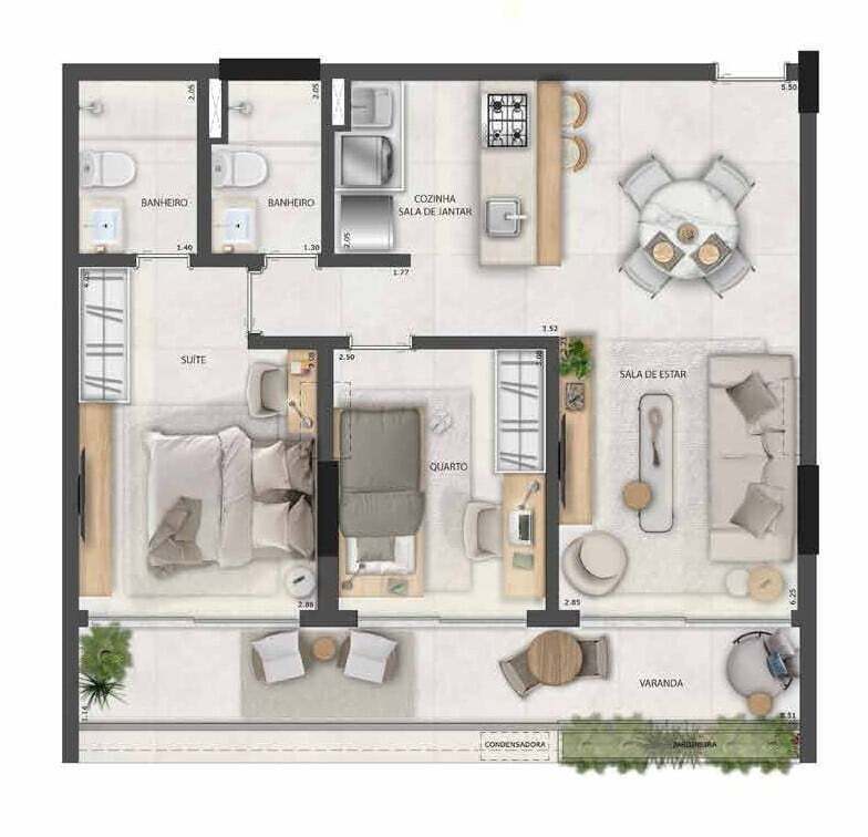 Apartamento à venda com 3 quartos, 99m² - Foto 35