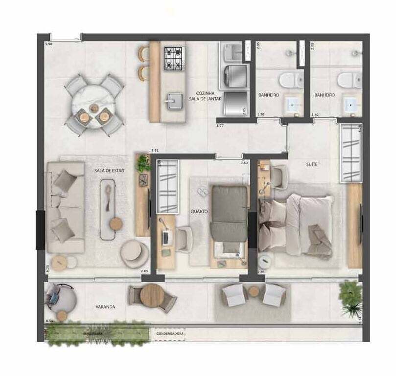 Apartamento à venda com 3 quartos, 99m² - Foto 36