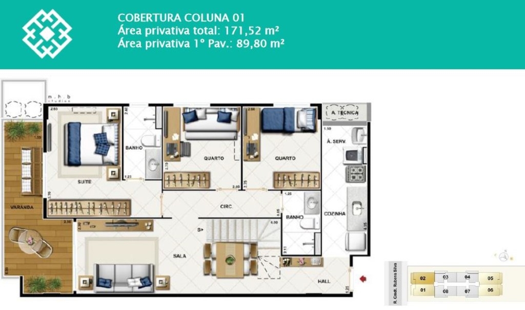 Apartamento à venda com 2 quartos, 64m² - Foto 35