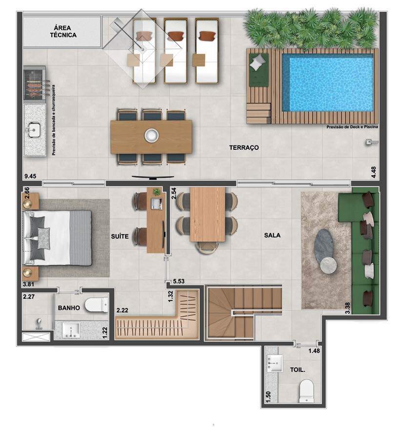 Apartamento à venda com 3 quartos, 127m² - Foto 38