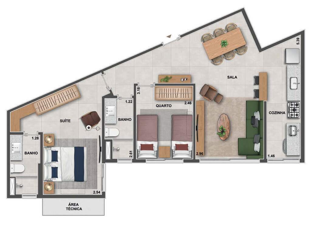 Apartamento à venda com 3 quartos, 127m² - Foto 20