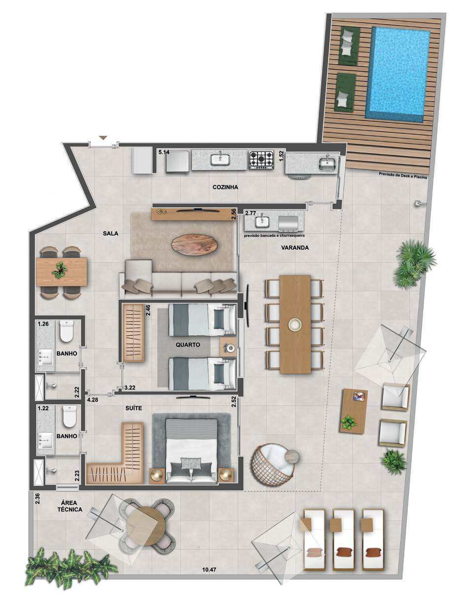 Apartamento à venda com 3 quartos, 127m² - Foto 29