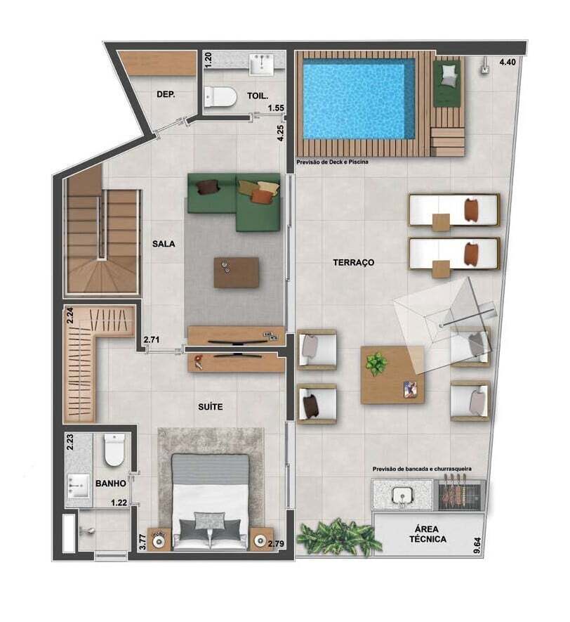 Apartamento à venda com 3 quartos, 127m² - Foto 32