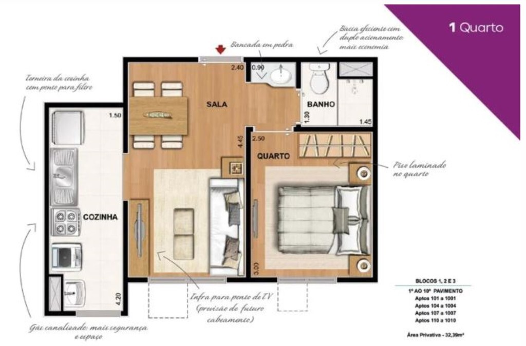 Apartamento à venda com 2 quartos, 42m² - Foto 22