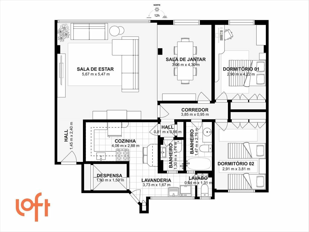 Apartamento à venda com 2 quartos, 116m² - Foto 37