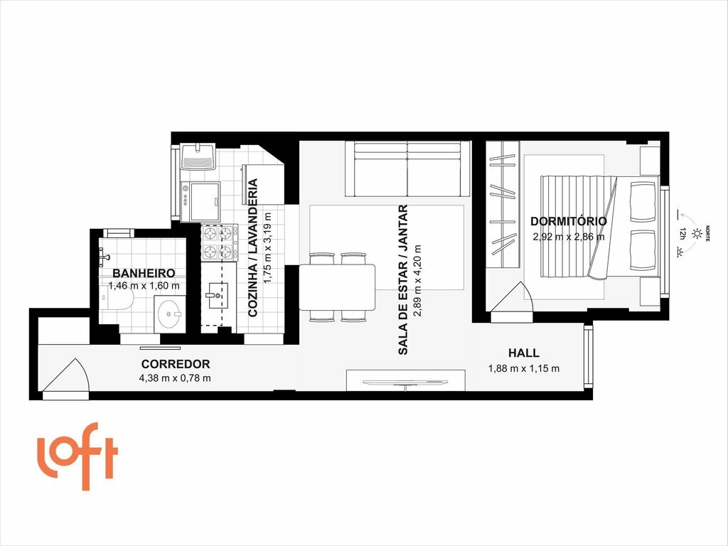 Apartamento à venda com 1 quarto, 41m² - Foto 25