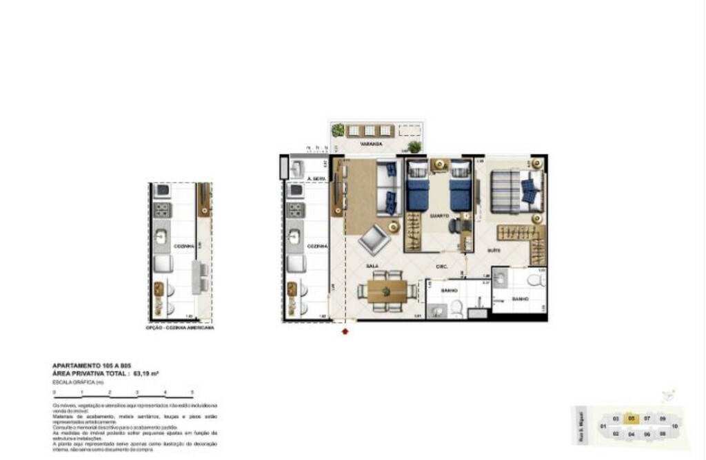 Apartamento à venda com 2 quartos, 65m² - Foto 21