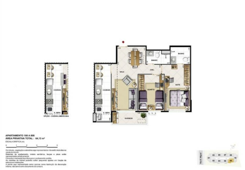 Apartamento à venda com 2 quartos, 65m² - Foto 23