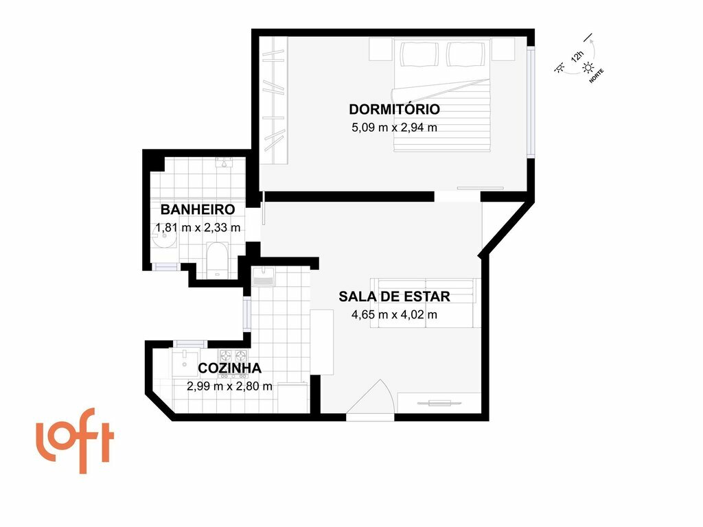 Apartamento à venda com 1 quarto, 42m² - Foto 29