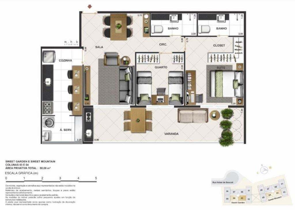 Cobertura à venda com 2 quartos, 165m² - Foto 32