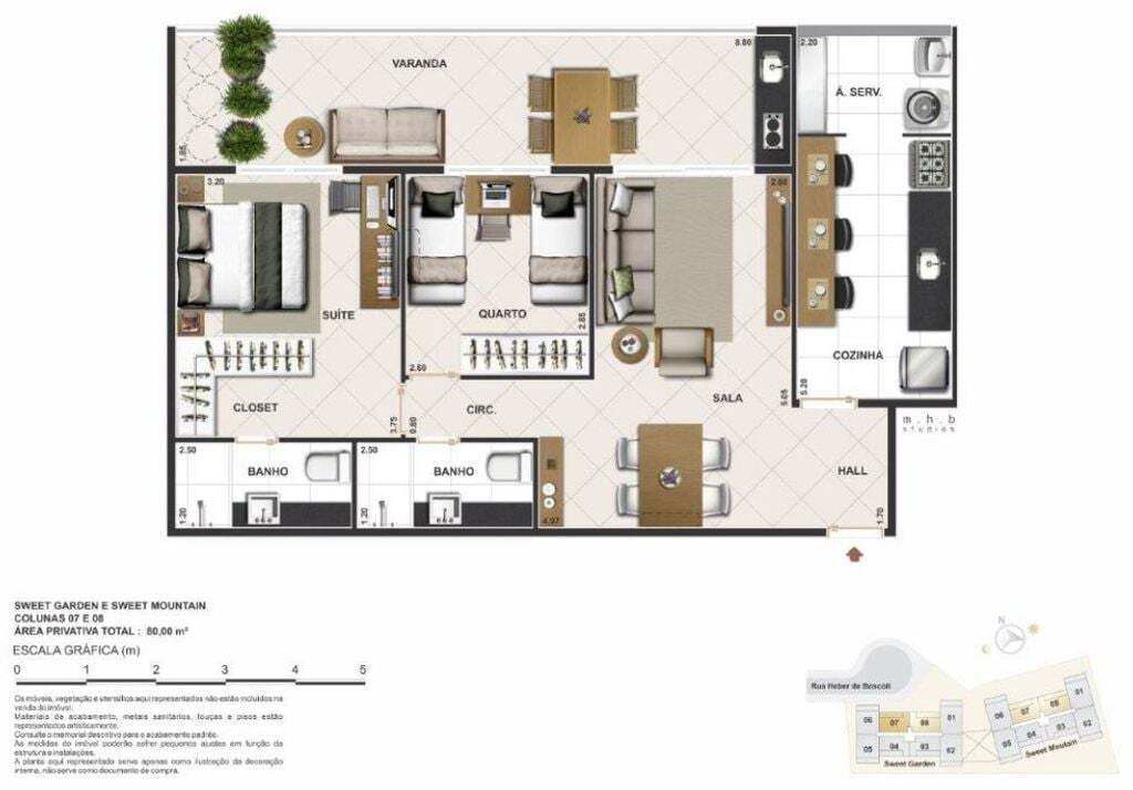 Cobertura à venda com 2 quartos, 165m² - Foto 34