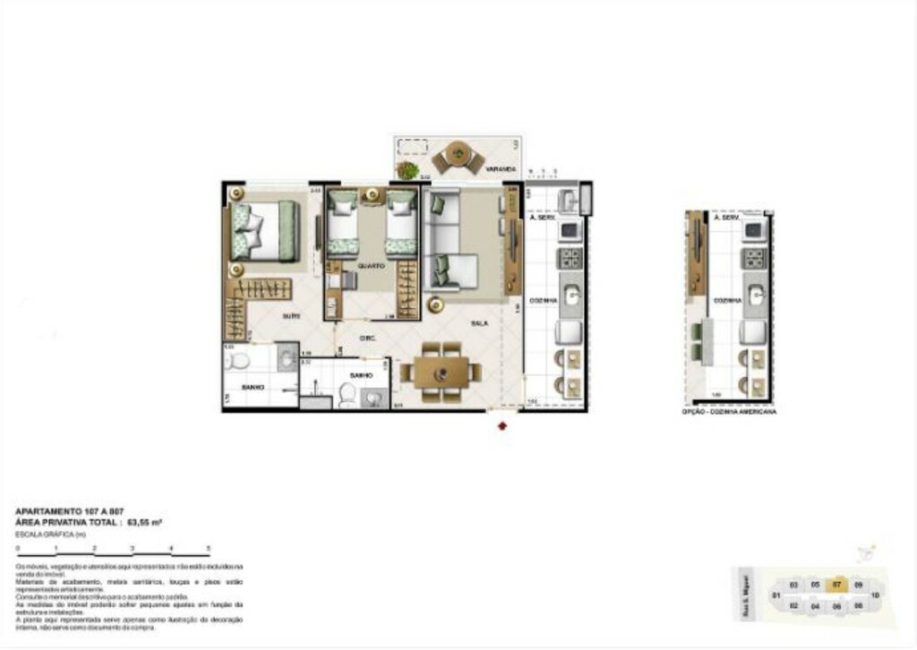 Apartamento, 2 quartos, 65 m² - Foto 22