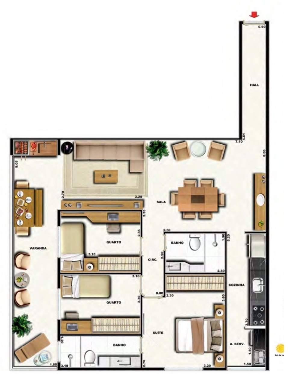 Cobertura à venda com 3 quartos, 170m² - Foto 34