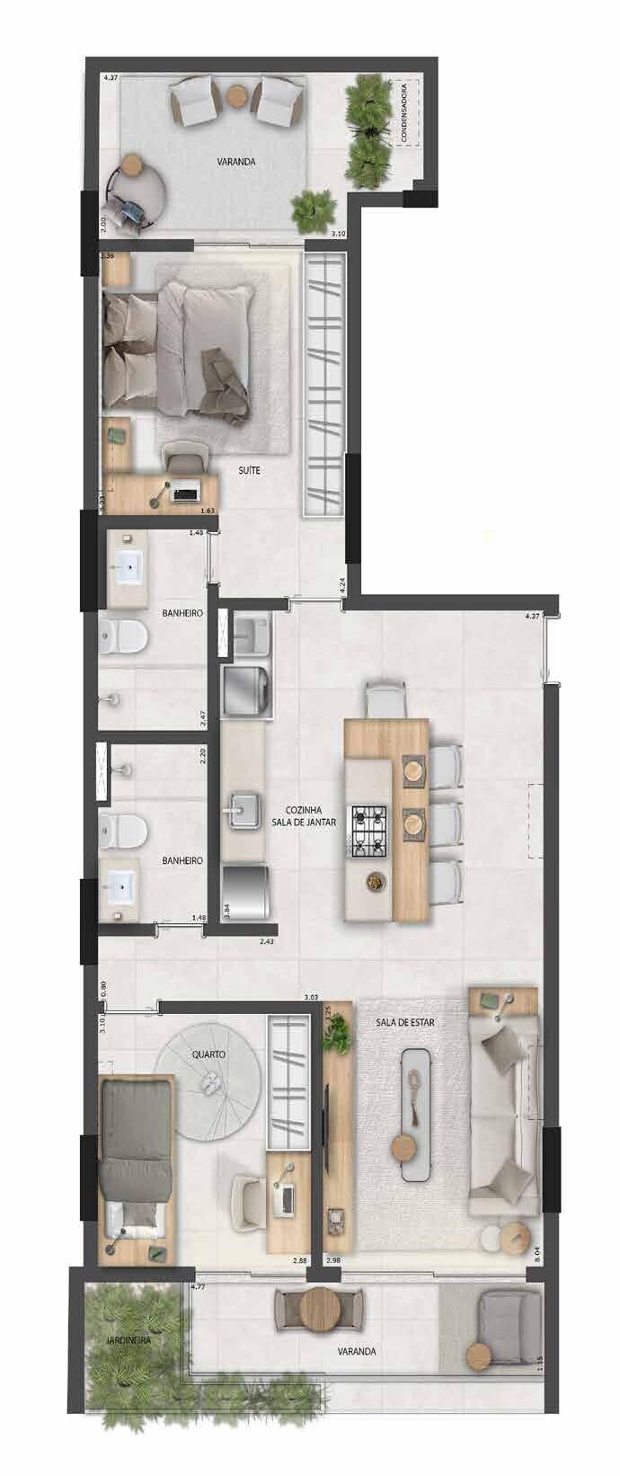 Apartamento à venda com 1 quarto, 75m² - Foto 39