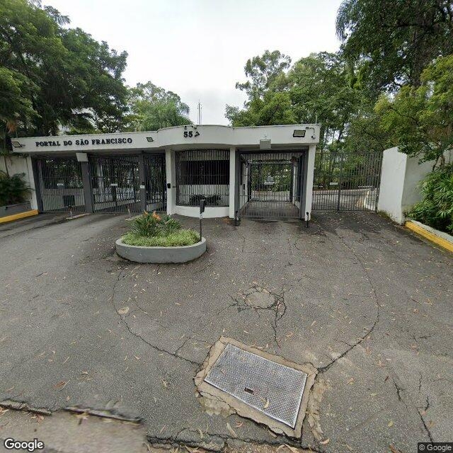 Imagem estática do "Street View" da localização