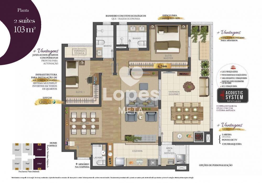 Apartamento, 2 quartos, 63 m² - Foto 23