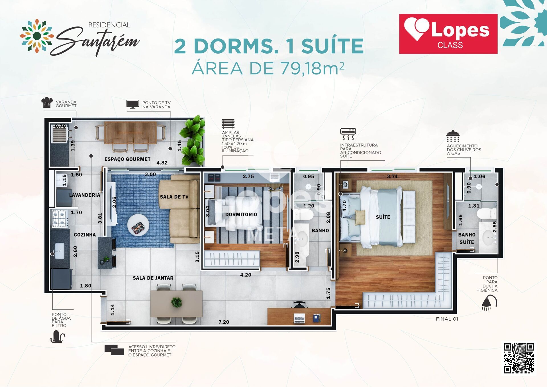 Apartamento à venda com 2 quartos, 74m² - Foto 72