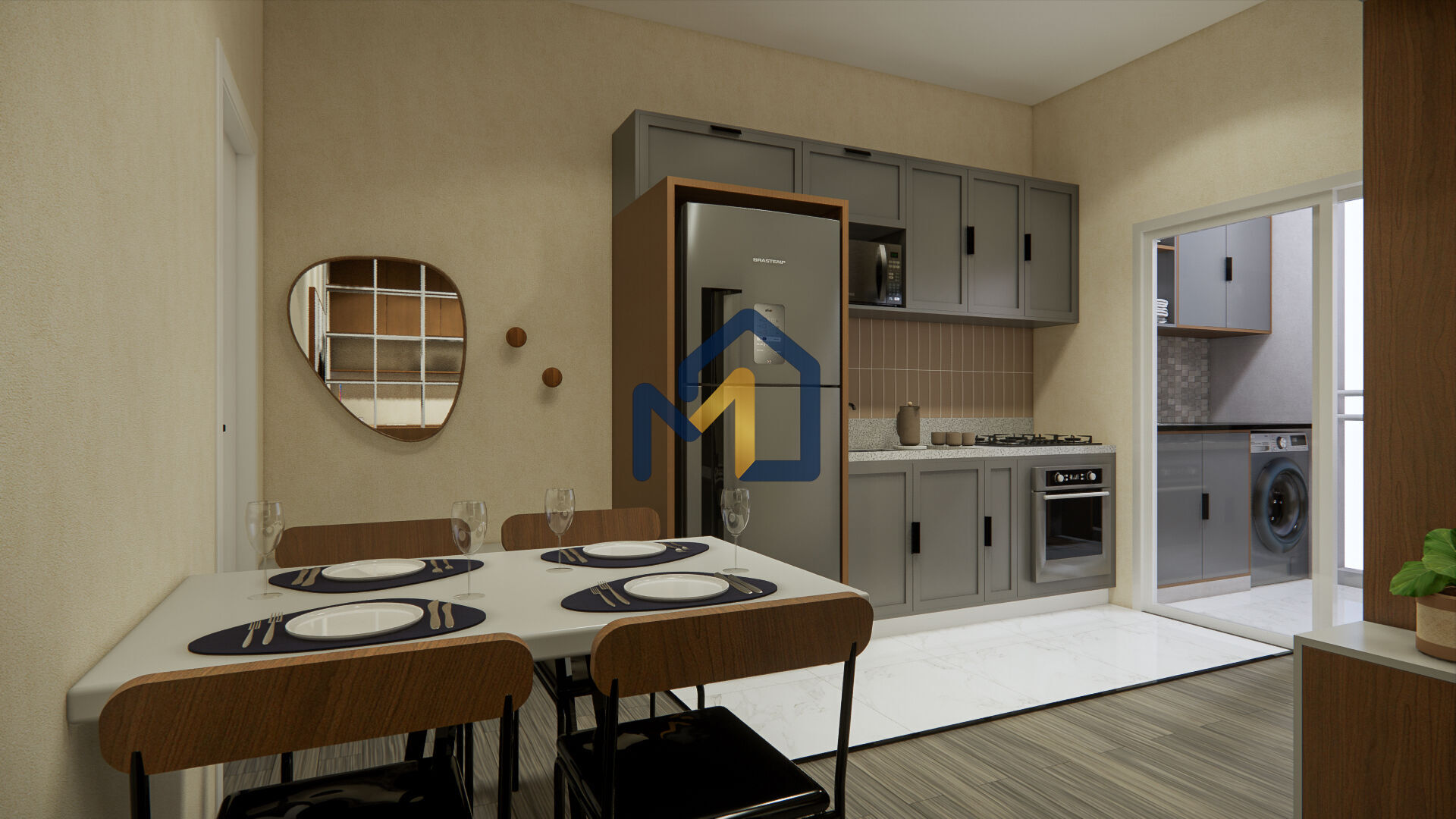 Apartamento, 1 quarto, 58 m² - Foto 2