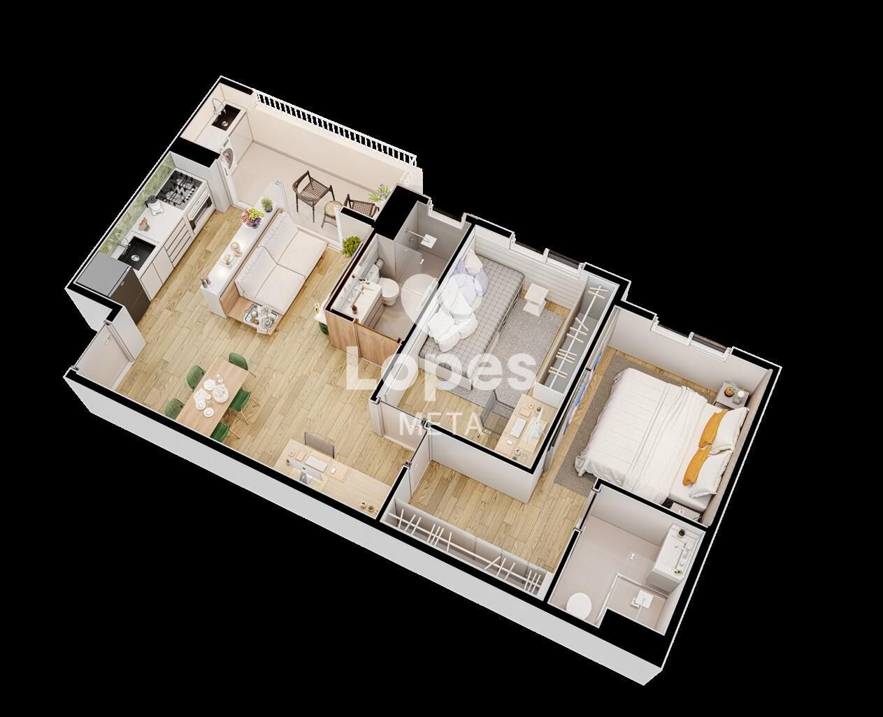Apartamento, 2 quartos, 51 m² - Foto 13