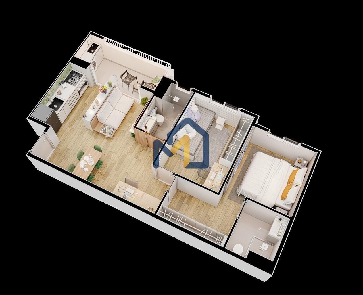 Apartamento, 2 quartos, 51 m² - Foto 13