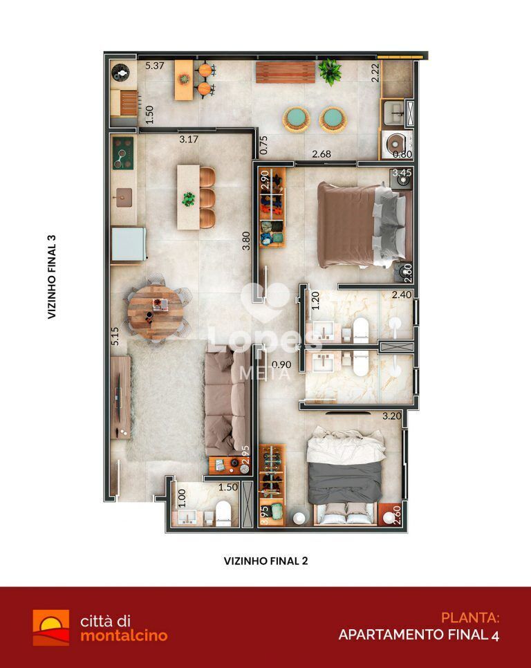 Apartamento à venda com 2 quartos, 73m² - Foto 9
