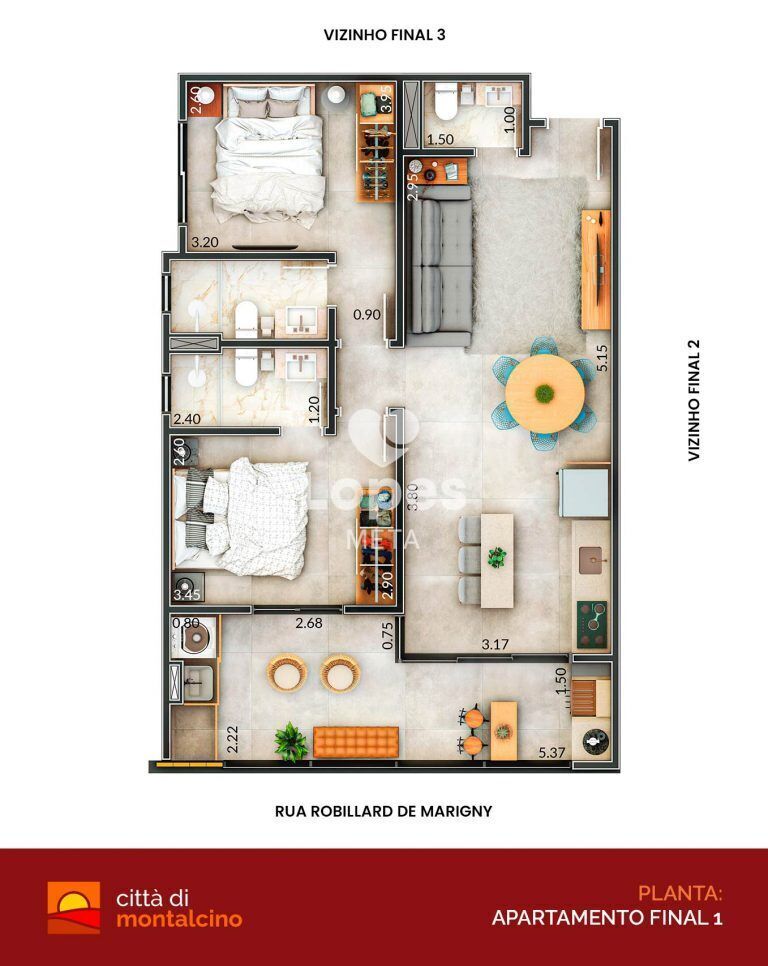 Apartamento à venda com 2 quartos, 73m² - Foto 10