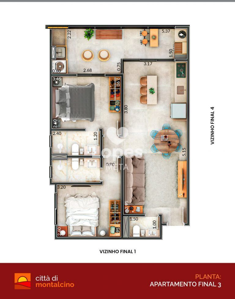Apartamento à venda com 2 quartos, 73m² - Foto 8