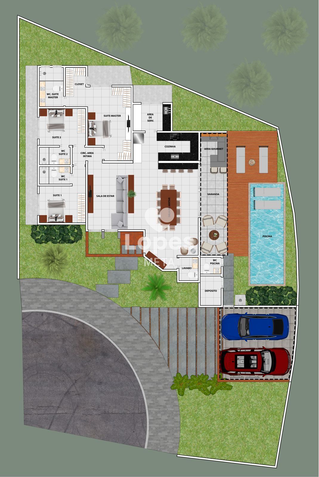 Casa de Condomínio, 3 quartos - Foto 5