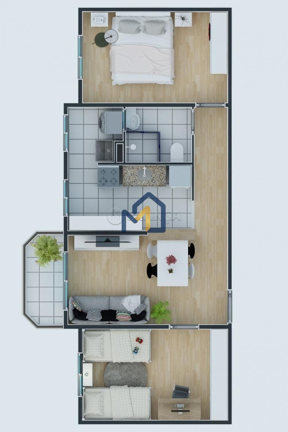 Apartamento, 2 quartos, 55 m² - Foto 19
